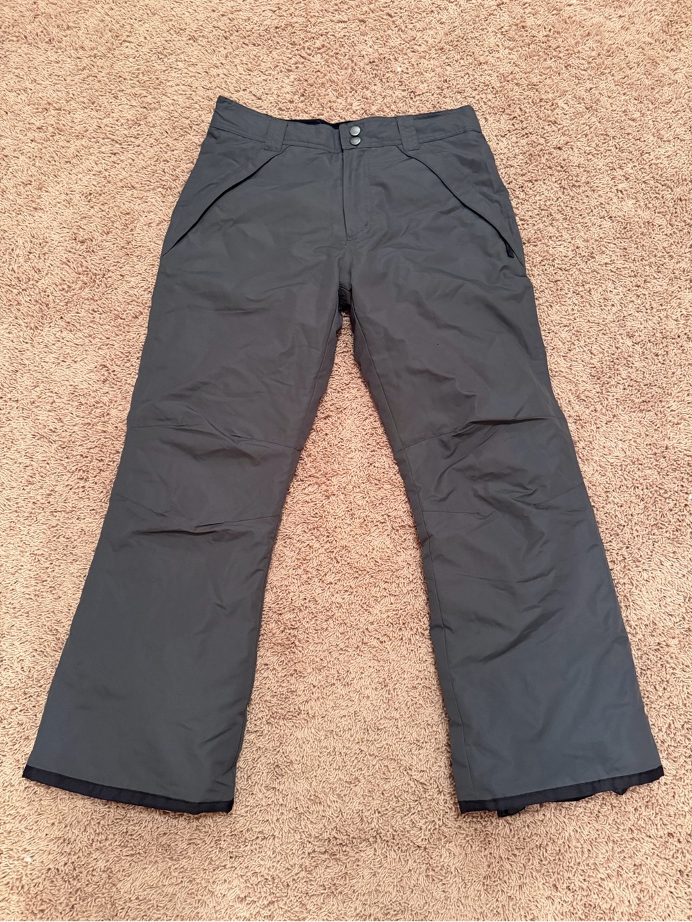 Women's Black Insulated Snow Pants